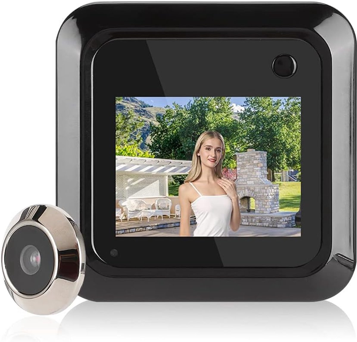 Slimme Deurbel Kijker - 24 Inch HD - Digitale Deurspioncamera - TFT LCD-scherm - 95 ° HD Groothoek - Elektronische Kattenogen - Huisbeveiliging .