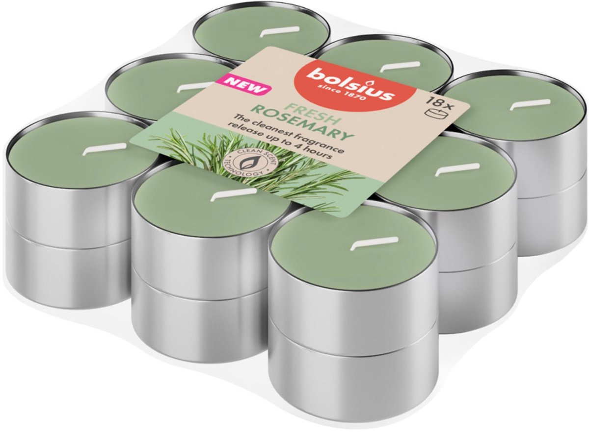 Bolsius Geurtheelichten - True Scents Rosemary - 4U