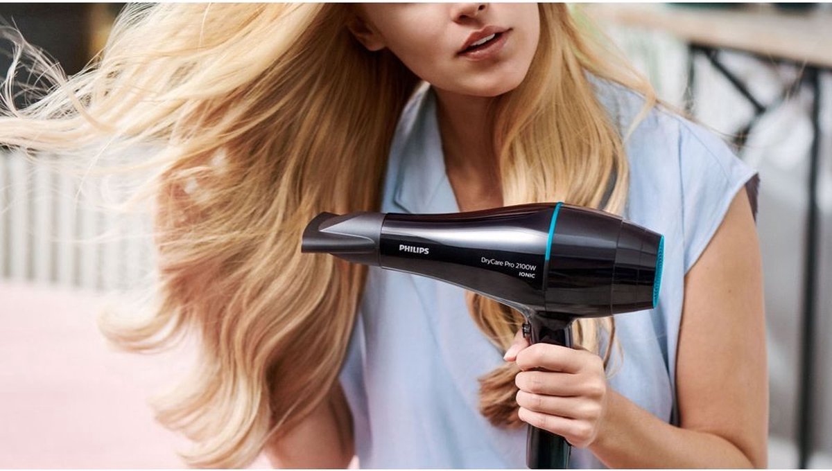 Philips DryCare Pro Fohn – 2100W – Haardroger met Ionentechnologie – 3 Warmtestanden – BHD272/00 — afbeelding 4