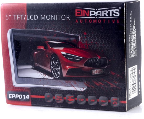 5 Inch Monitor Achteruitrijcamera 9V-35V, 2x VIDEO IN van ProUser — afbeelding 5