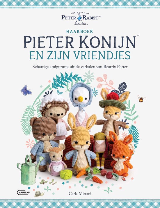 Haakboek Pieter Konijn en zijn vriendjes - cover