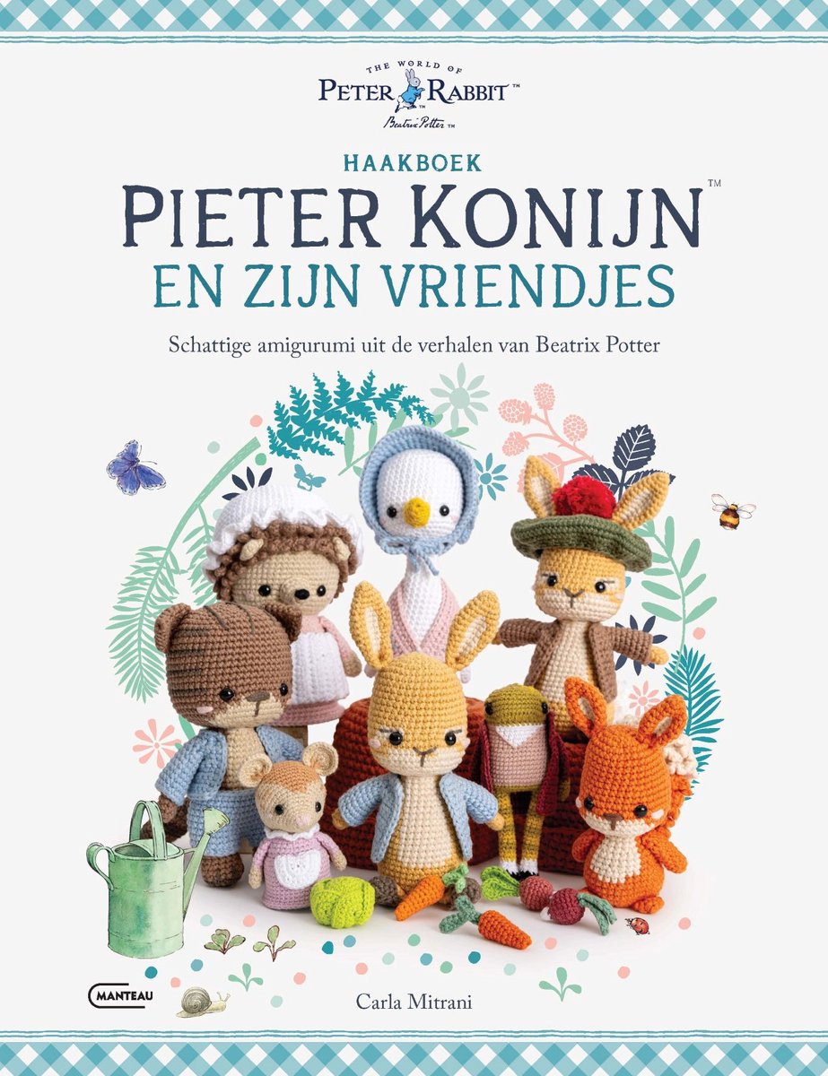 Haakboek Pieter Konijn En Zijn Vriendjes