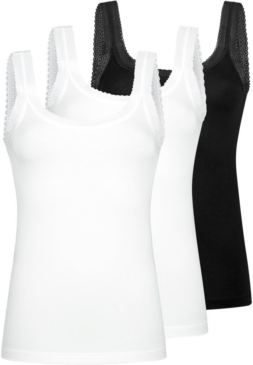 Mey Dames onderhemd 3 pack Modal Lace