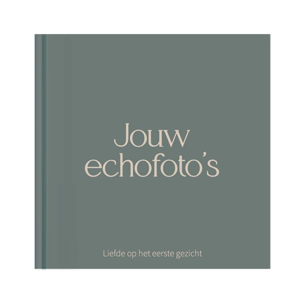 Writemoments Echoboekje - Echo foto's bewaren - Zwangerschapsboek - Groen