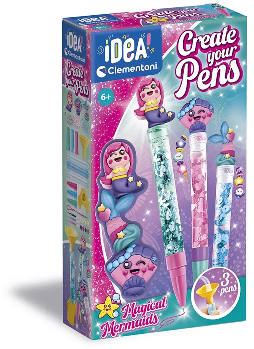 Clementoni - Idea - Markeerstiften - Highlighter Lab - Magische Zeemeerminnen - vanaf 6 jaar — afbeelding 9