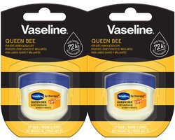Vaseline Lip Therapy 7G Queen Bee | Voedende lippenbalsem met honing voor optimale hydratatie | (2er Pack)