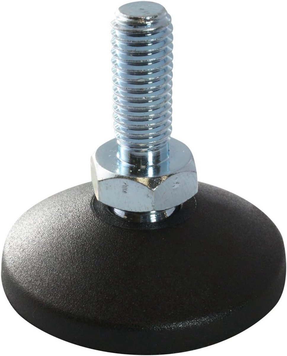 Verstelbare Voetjes - Machinevoet Stelvoet - Meubel Montage - Gelegeerd Staal - M5x20mm - Zwart