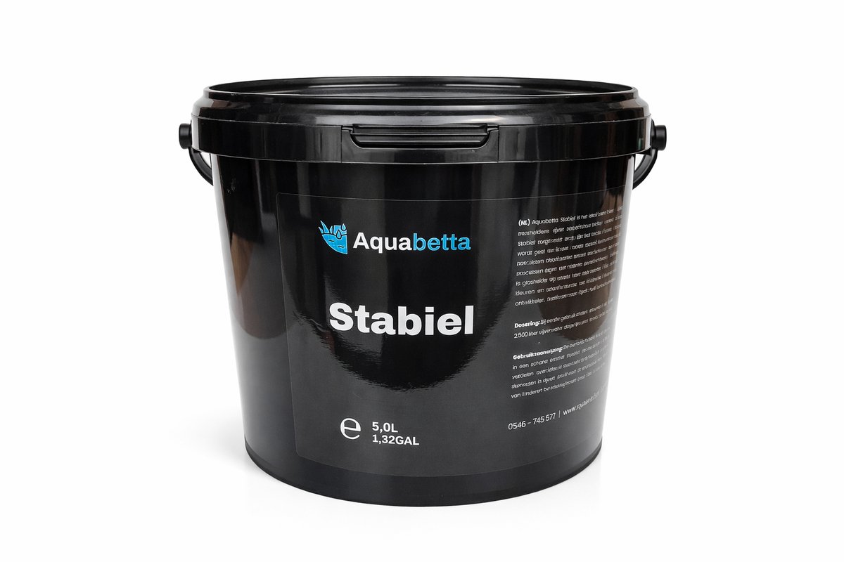 Aquabetta Stabiel 5L - Vijveronderhoud - Voor een glasheldere vijver - Zonder gebruik van chemicaliën - Zorgt voor gezondere vissen