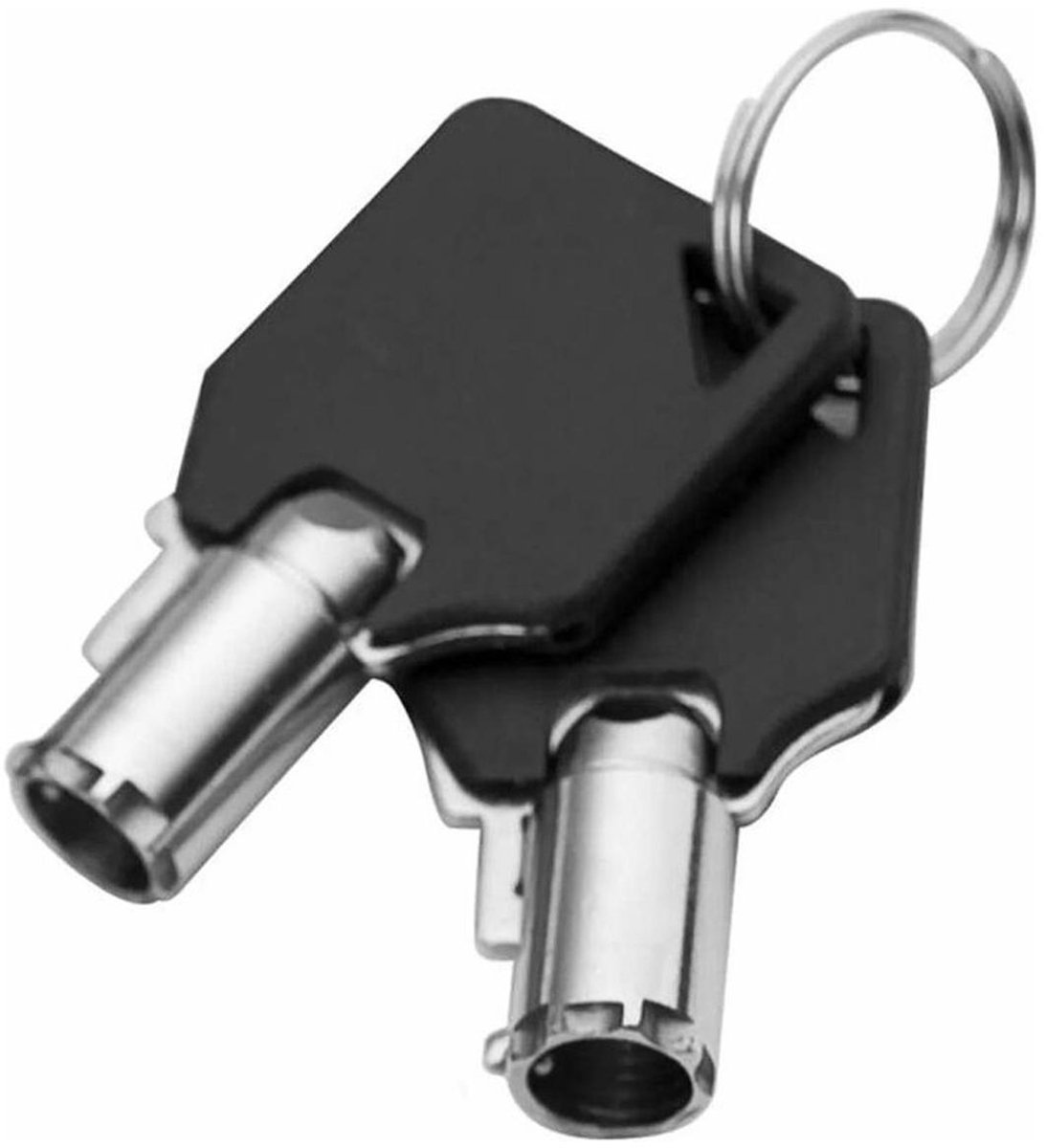 Nood Sleutel - Safe Lock - Voor Noodopening Van Kluis En Kast - 2 Stuks - Zilver en Zwart