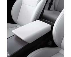 Spigen - Armrest Cover TO240H (ACP07646) - for Tesla Model 3 Highland / Y Juniper, Adhesive-free, Scratch Resistant - White