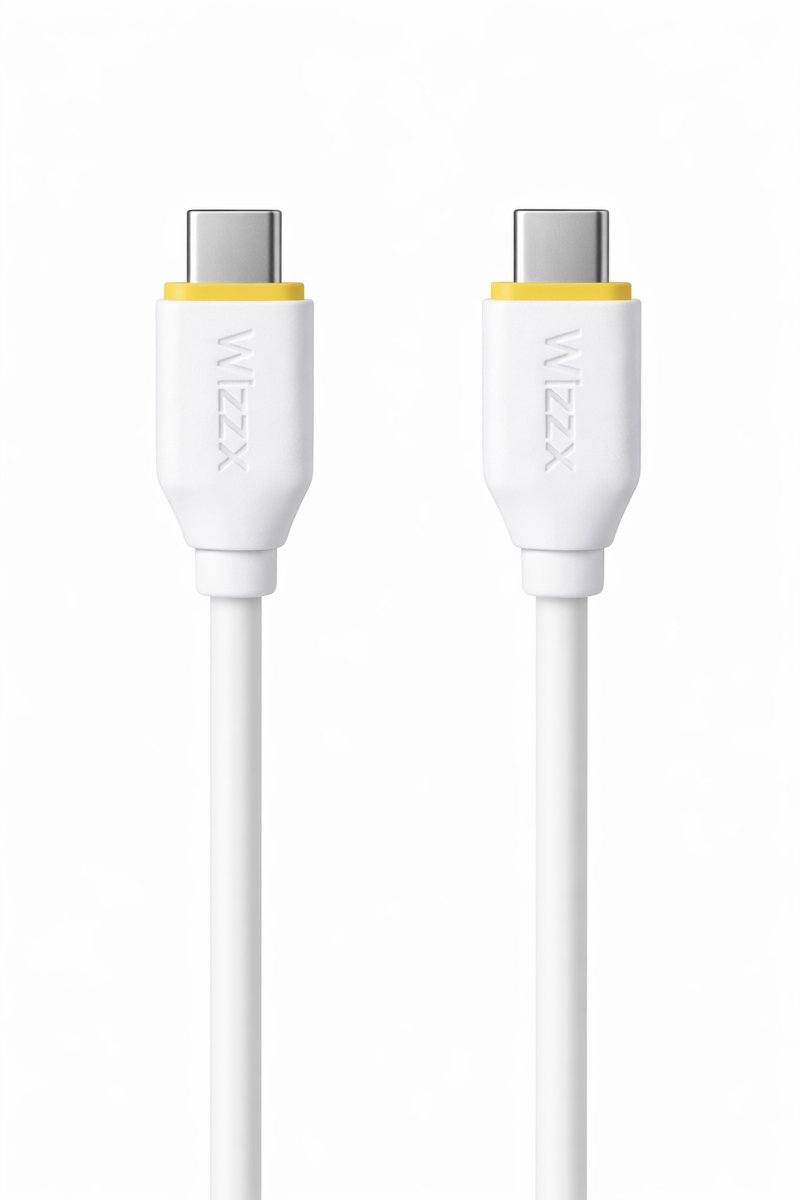 Wizzx- 2x USB-C Naar USB-C laadkabel 1M Snellader kabel Super fast charger