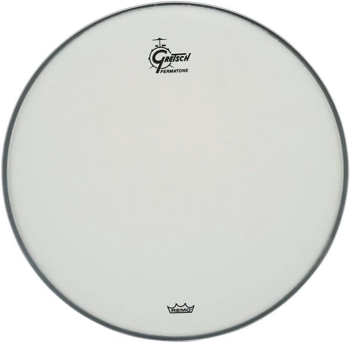 Drumvel TomTom - Wit gecoat - Drumstel onderhoud - Leer materiaal - 10 inch - Wit