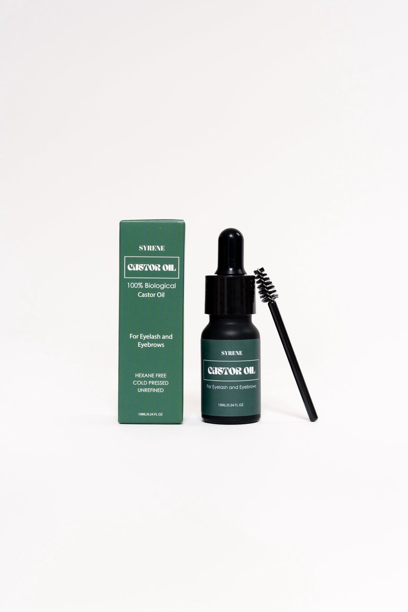 Syrene Castor Olie Wimpers – Natuurlijk Wimperserum voor Wimpergroei – Wenkbrauw Serum – Voor Vollere Wimpers & Wenkbrauwen