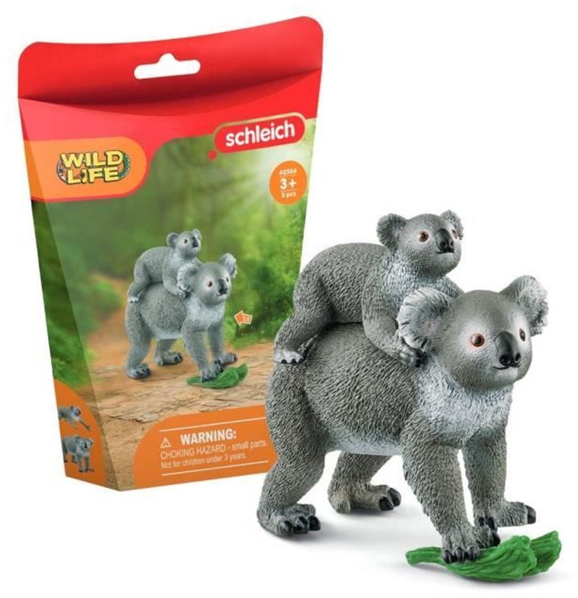 schleich WILD LIFE - Koala Moeder en Baby - Speelfigurenset - Kinderspeelgoed voor Jongens en Meisjes - 3 tot 8 jaar - 42566 — afbeelding 5