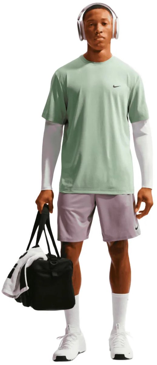 Nike T-Shirt Hyverse Dri-FIT Heren Groen
