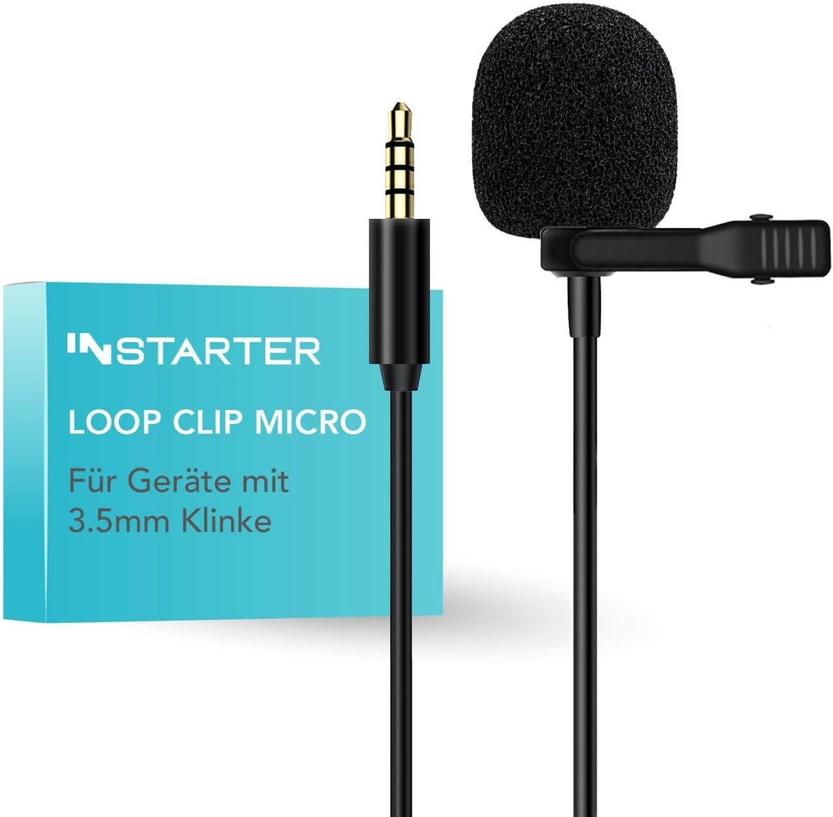 Lavalier Microfoon - Clip-on Microfoon - Heldere Geluidsopname - 360 Graden Opname - 6m Kabel