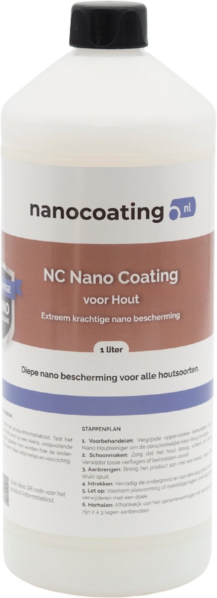 Nano coating voor Hout - hout water- en vuilafstotend maken - impregneermiddel - tot 10m2