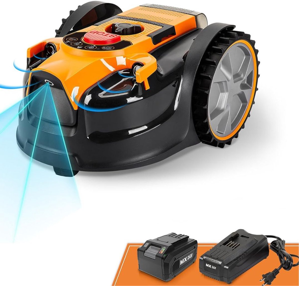 FlexVer Robot Grasmaaier 24 Volt - Elektrisch - Zwart - Te volgen - €839,95