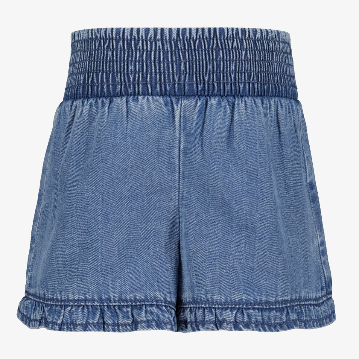 TwoDay meisjes denim short blauw - Maat 122/128