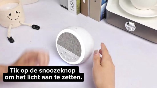 QuikNova® Slaaptrainer Peuter en Kind - Kinderwekker met Stoplicht - Slaapwekker - Nachtlampje - Witte Ruis