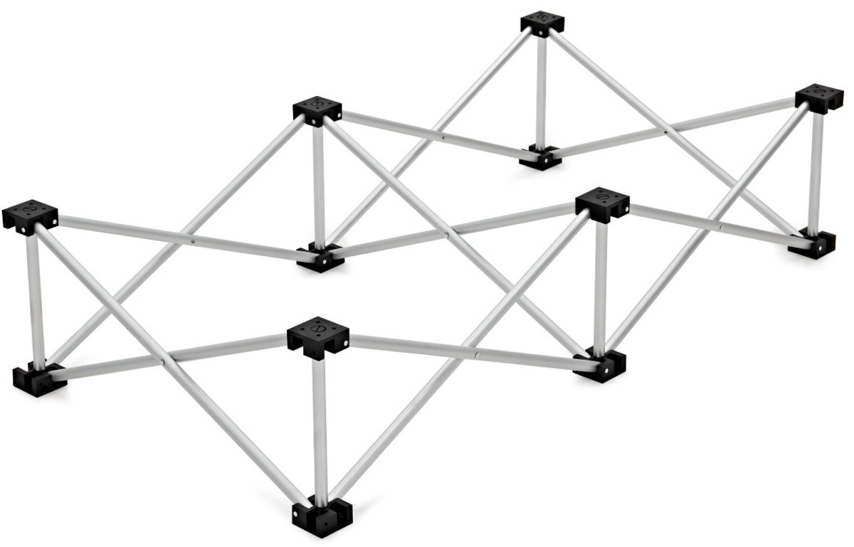 20cm draagbare stellage van Gear4music, 1m x 0,5m