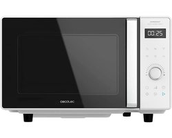 Digitale Magnetron - Oven met grill - Snel eten bereiden - Plat interieur zonder draaiplateau - 25 liter inhoud - Wit