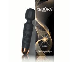 Xedôra® Auréa Wand Massager - Vibrators voor Vrouwen - Krachtige Clitoris Stimulator - 20 Standen - Stil & Discreet - Sex Toys voor Vrouwen - Seksspeeltjes - Ideaal cadeau voor haar - Magic Wand -