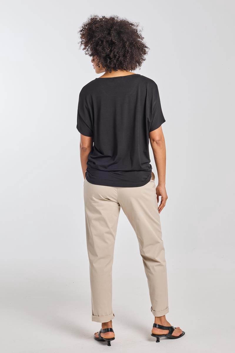 DIDI Dames Loose tee Flow Black maat 34