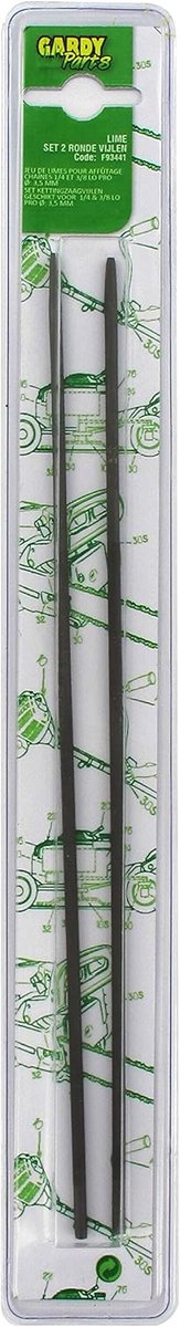 Kettingzaag Slijpers - Vijlen Set - Ketting Onderhoud - Dubbele Maat Ondersteuning - 3.5 mm Diameter - Zwart