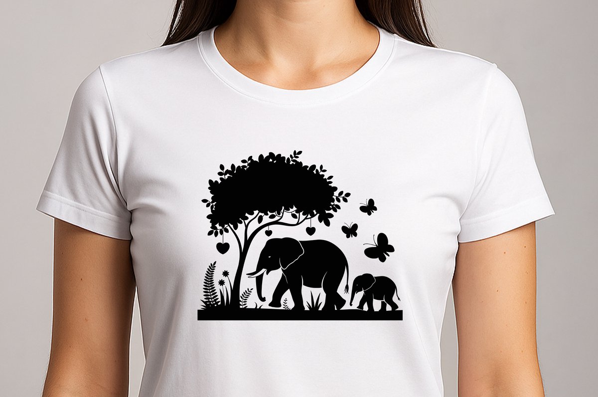 Knuffel Olifantjes - T Shirt - cute - kawaii - Gift - Cadeau - schattig - schattigdesign - liefdesign - pastelkunst - sarcastic