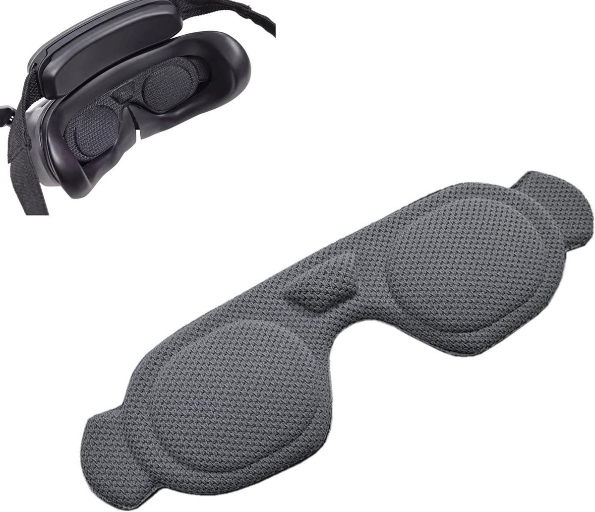 Lensbeschermkap - Goggles Cover - Drone Accessoires - Voorkomt Schade - 138 x 42 cm - Grijs