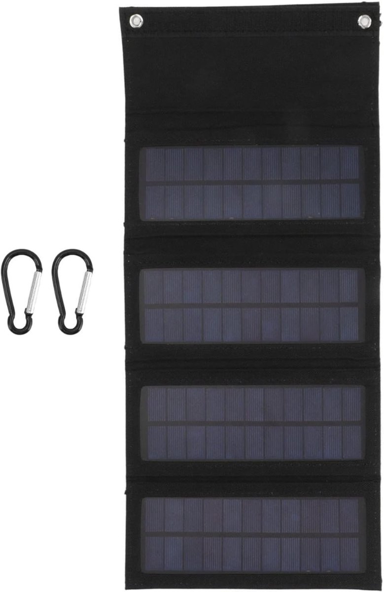 RWB® Zonnepaneel Opvouwbaar - Zonnepaneel Vouwbaar - Zonnepaneel - Zwart -23 x 16 x 4 cm