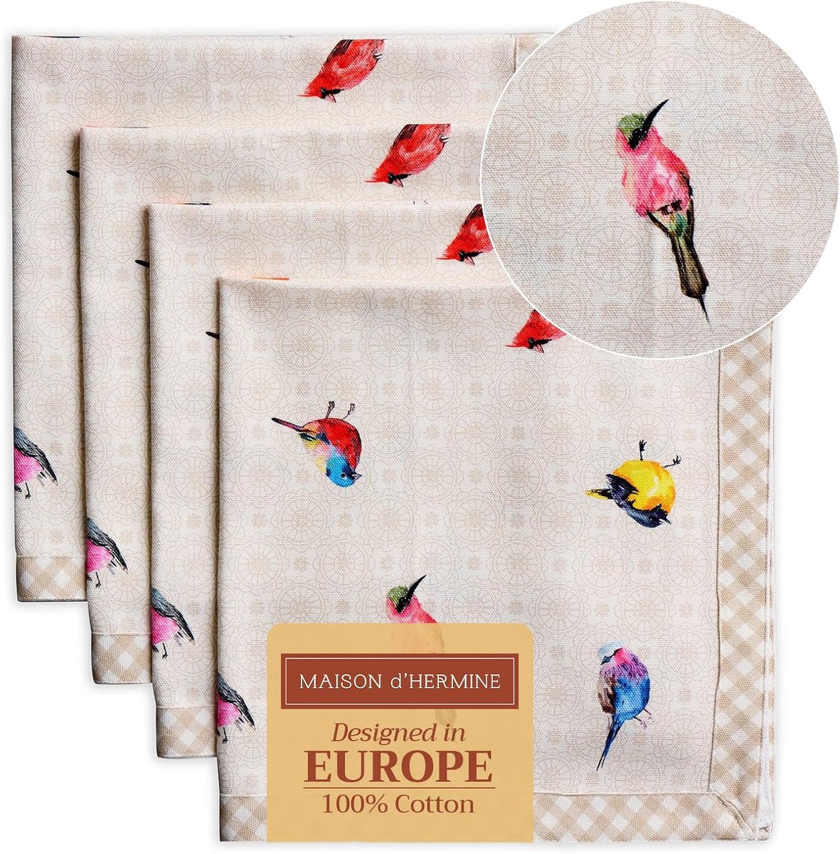 Stoffen servetten - Herbruikbare doeken - Diner en feest - 100% katoen - 45x45 cm
