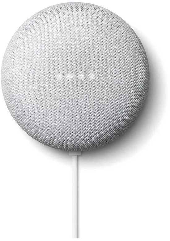 Google Home Mini Smart Speaker - Chalk (krijt/lichtgrijs) van Google Nest — afbeelding 3