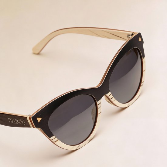 Dzukou French Seduction - Zonnebril - Cat Eye - Dames - Hout van Dzukou — afbeelding 2