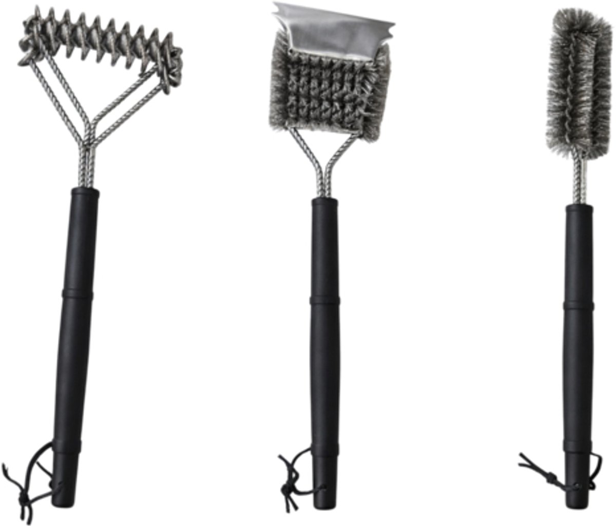 BBQ Cleaning Brush Set – 3-delige Grillborstel Set voor BBQ Rooster | Huchem