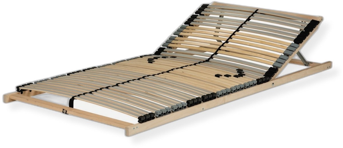 Lattenbodem 140x200 - hoofdgedeelte verstelbaar - SLEEPNEO - Draagvermogen ca. 140 kg - 7 zones - bedbodem