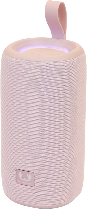 RGB LED Bluetooth Speaker Fresh ’n Rebel Roze, Compact Draadloos, 16 uur accu, Sfeerverlichting