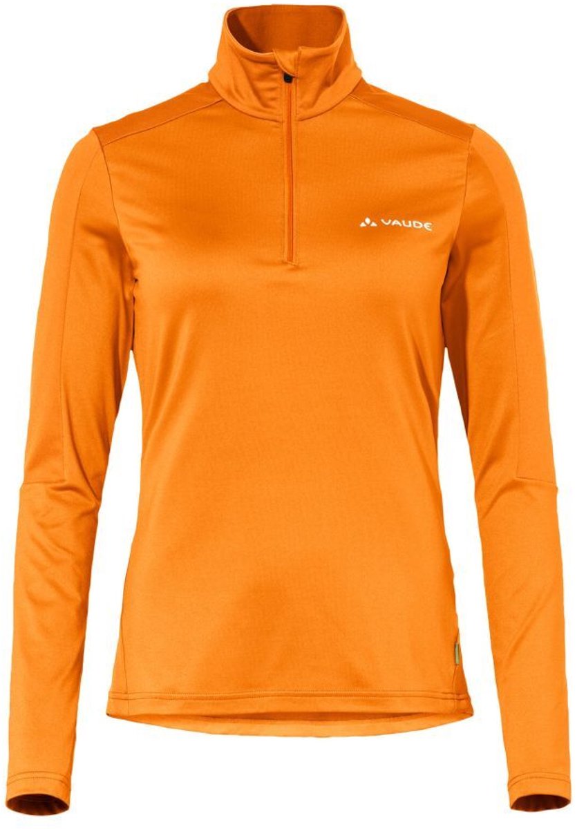 Vrouwelijke half-zip fleece VAUDE Livigno II Oranje
