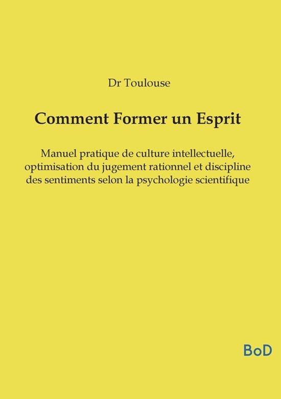 Comment Former un Esprit - cover