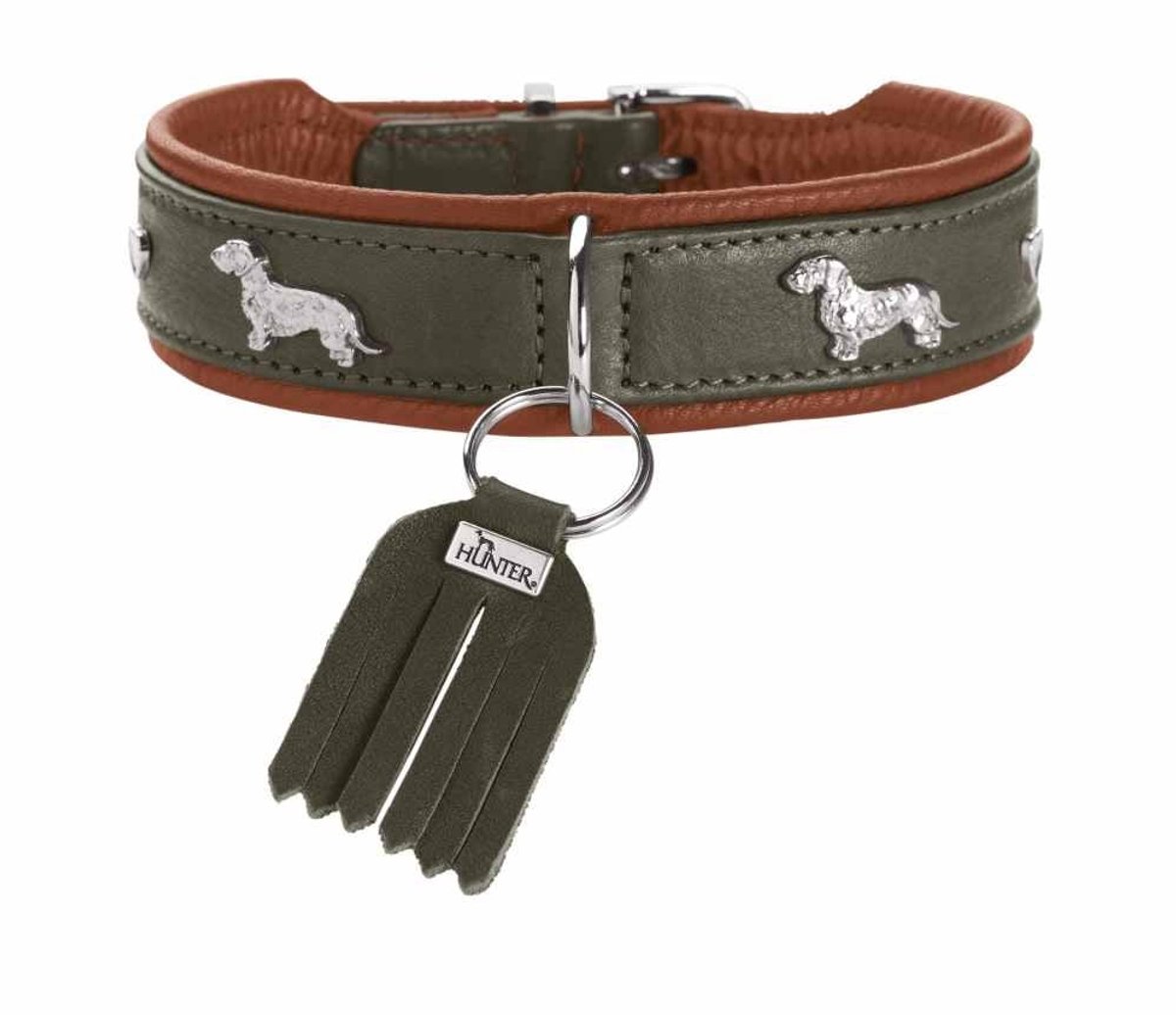 Hunter Teckel Halsband München Groen Maat 32