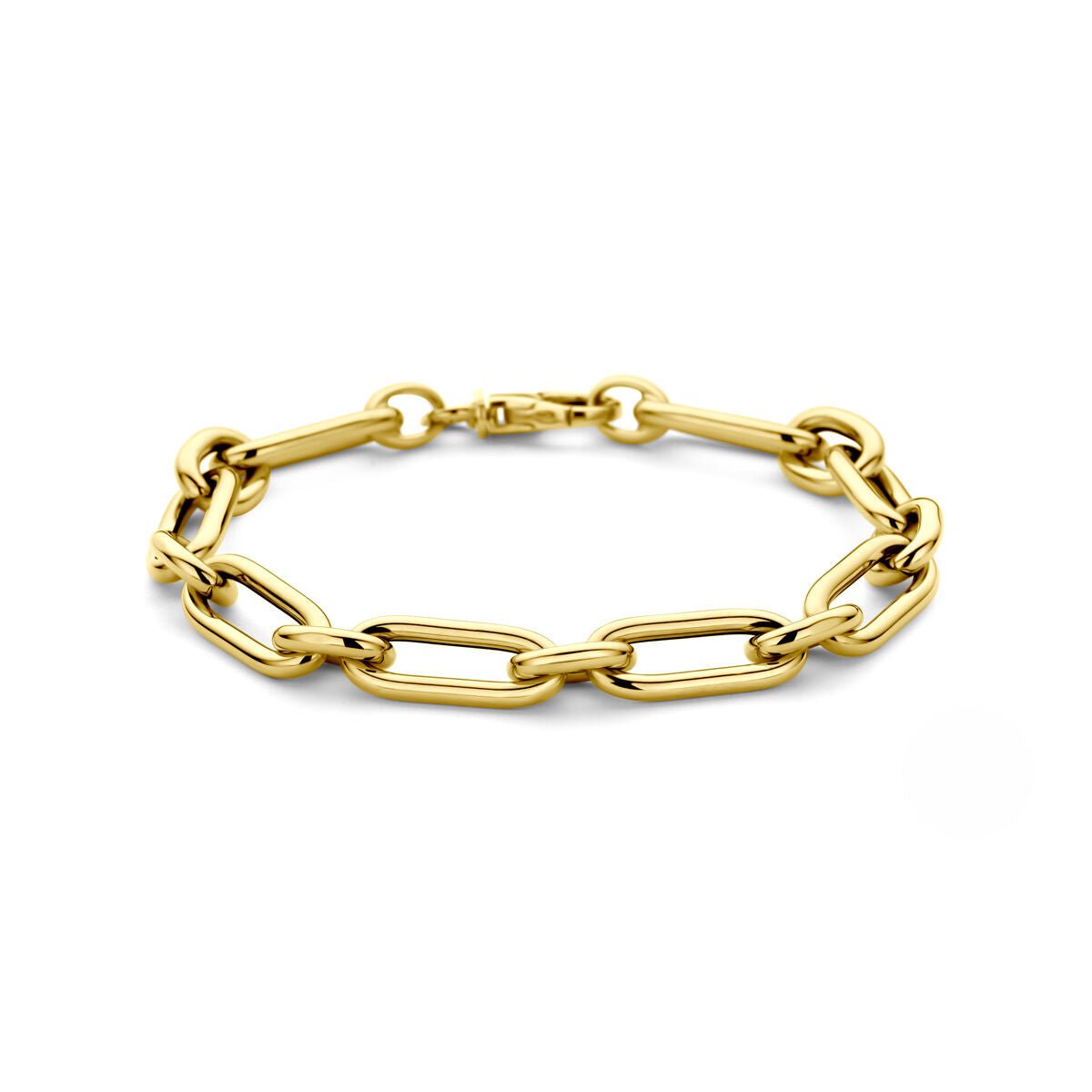 14K geelgouden armband 7,5 mm 19 cm - 4034748