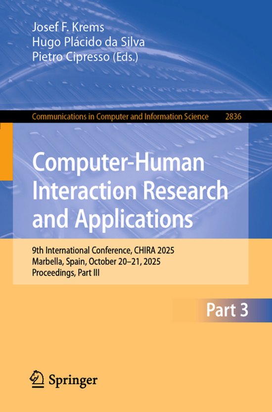 Communications in Computer and Information Science2836- Comp ... - cover
