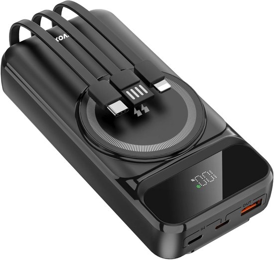 SYVOX Powerbank 20.000 mAh met MagSafe Draadloos 15W - SYVOX - €33,49