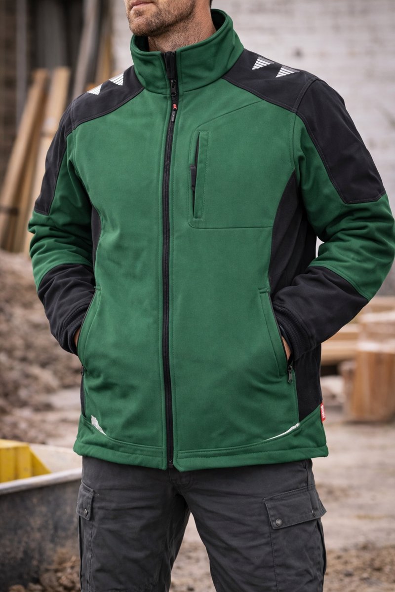 Werkjas Engel – Groen/Zwart – Maat XL