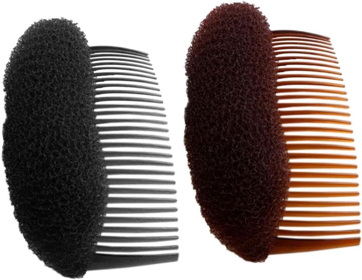 2 Stuks Haarstyling Accessoires Zachte Schuim Inzetstukken en Vlecht Tool Set voor Dames
