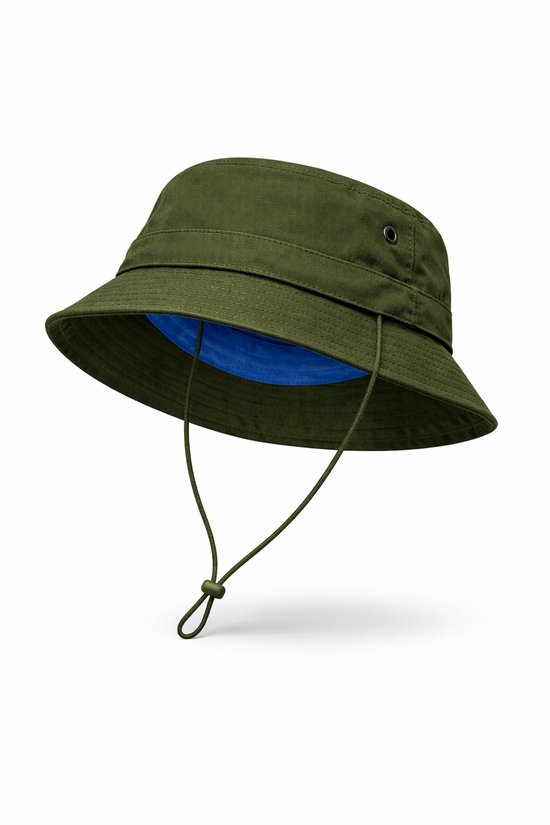 Verkoelende Bucket Hat – Evaporation Technology | Olijfgroen