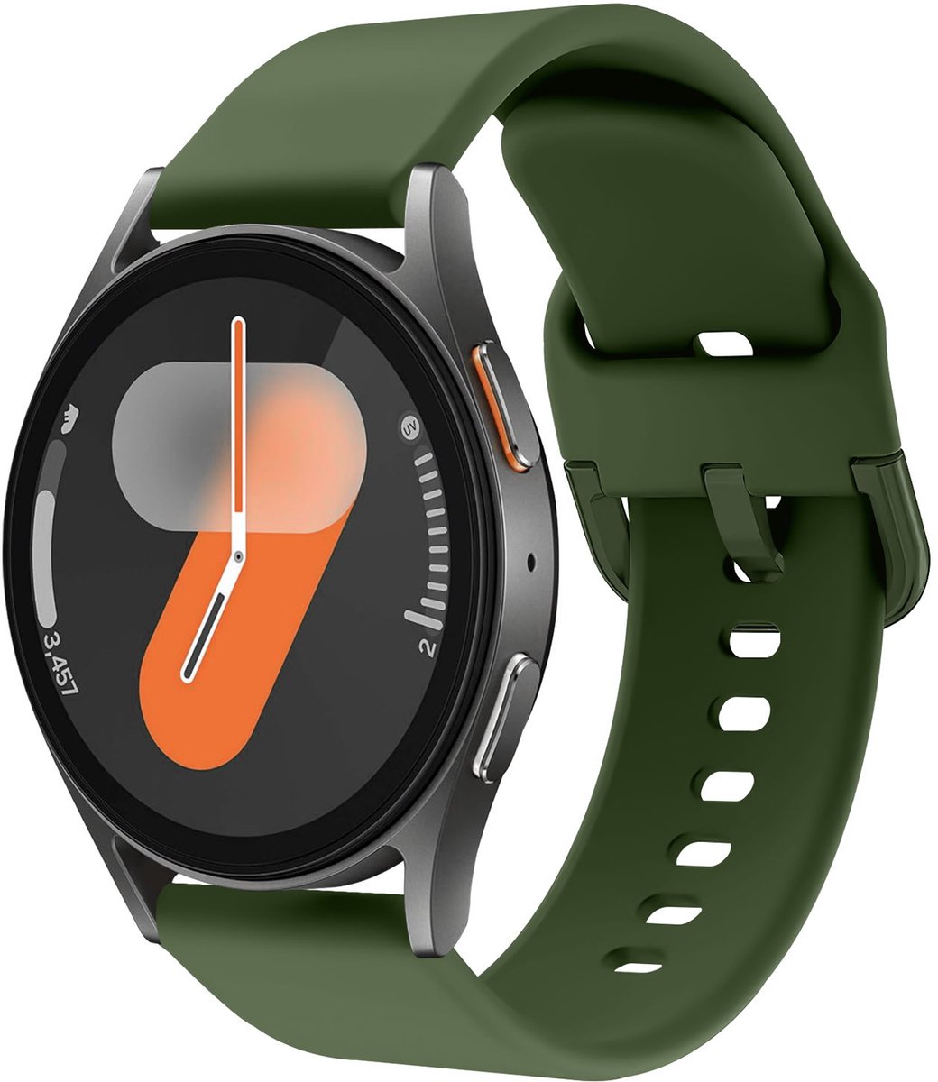 SBG Universeel 22MM Horloge Bandje / Smartwatch Bandje Siliconen Groen