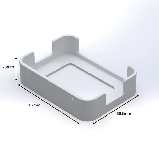 Wandhouder compatibel met Eufy Homebase 3 - Muurbevestiging compatibel met Eufy Security - Muurbeugel van Merkloos — afbeelding 4