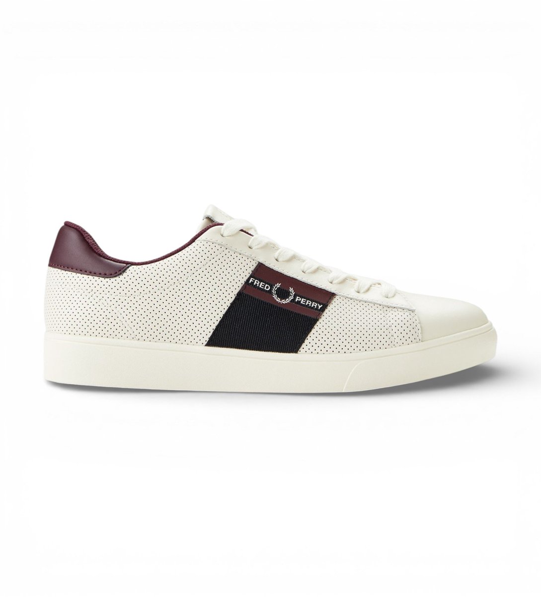 Fred Perry Spencer Leren Sneakers Beige
